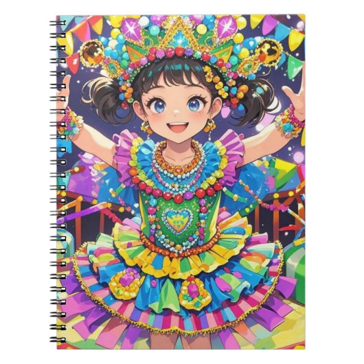 Princesa do carnaval  notizblock (Vorderseite)