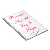 Princesa Notizblock (Rechte Seite)