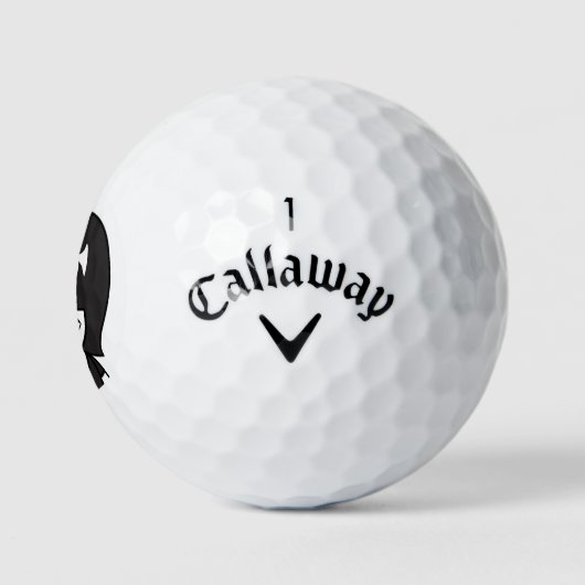 Princess1 mit Ihrem ersten Golfball (Logo)