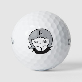 Princess2 mit Ihrem ersten Golfball