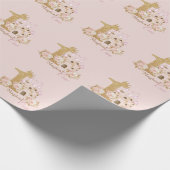 Princess 1. Geburtstag Geschenkpapier (Ecke)