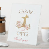 Princess 1. Geburtstagskarte Party Sockelschild (In Situ)