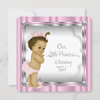 Princess 2. Geburtstag Party Einladung