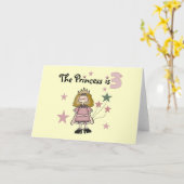 Princess 3. Geburtstagsgeschenke Karte (Gelbe Blume)