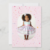 Princess  3rd Birthday Her Royal Threeness Photo Einladung (Rückseite)