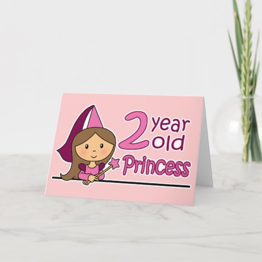 Princess Age 2 Karte (Vorderseite)