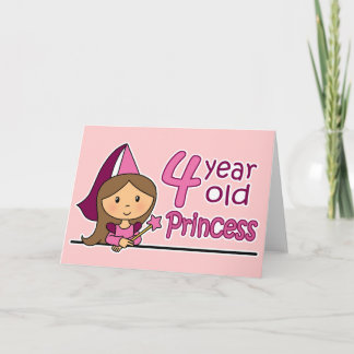 Princess Age 4 Karte