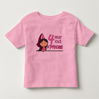 Princess Age 4 Kleinkind T-shirt