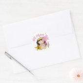 Princess All About Me 2. Geburtstag Runder Aufkleber (Umschlag)