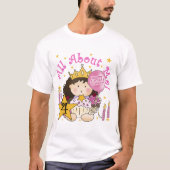 Princess All About Me 4. Birthday Tshirts (Vorderseite)