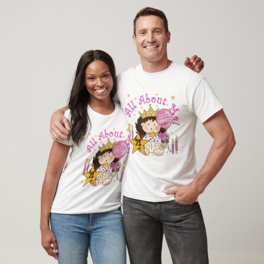 Princess All About Me 4. Birthday Tshirts (Unisex)