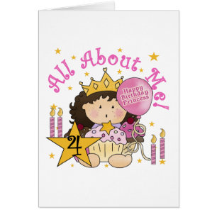 Princess All About Me 4. Birthday Tshirts