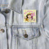 Princess All About Me 4. Birthday Tshirts Button (Beispiel)