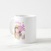 Princess All About Me 4. Birthday Tshirts Kaffeetasse (Vorderseite Links)