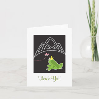 Princess and Frog - Danke Karte
