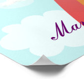 Princess and Unicorn Poster (Ecke)