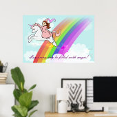 Princess and Unicorn Poster (Heimbüro)
