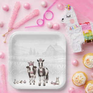 Princess Animals Geburtstagsparty Pappteller