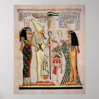 Princess Annäherungen Osiris, Isis und Nephtys Poster
