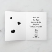 Princess arrived feiertagskarte (Innenseite)