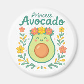 Princess Avocado Magnet (Vorne)