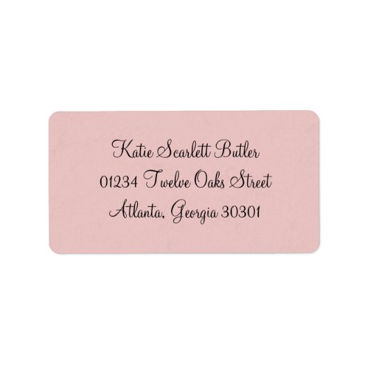 Princess Baby Dusche Adressaufkleber (Vorne)