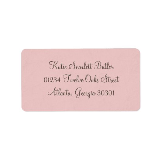 Princess Baby Dusche Adressaufkleber (Vorne)