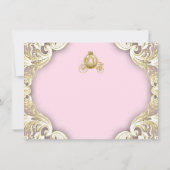 Princess Baby Dusche Danke Karten (Rückseite)