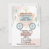 Princess Baby Dusche Einladung (Vorderseite)