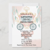 Princess Baby Dusche Einladung (Vorderseite)