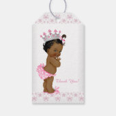 Princess Baby Dusche Geschenkanhänger (Rückseite)