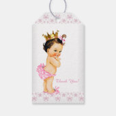 Princess Baby Dusche Geschenkanhänger (Rückseite)