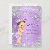 Princess Baby Dusche Lavender Wonderland Einladung (Vorderseite)