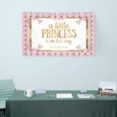 Princess Baby Dusche Pink Gold Rose Blumenstrauß Banner (Messeveranstaltung)