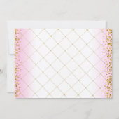 Princess Baby Showeinladung Einladung (Rückseite)