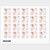 Princess Baby Shower bevorzugt Sticker (Blatt)
