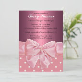 Princess Baby Shower Einladung (Stehend Vorderseite)