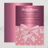 Princess Baby Shower Einladung (Vorne/Hinten)