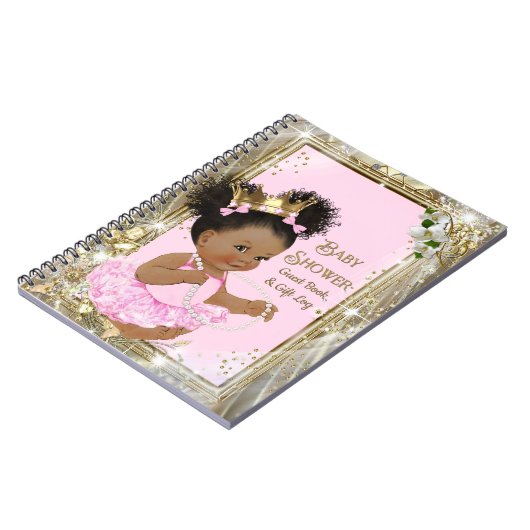 Princess Baby Shower Gift Log and Guest Book Notizblock (Linke Seite)