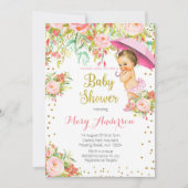 Princess Baby Shower Invite Girl Einladung (Vorderseite)