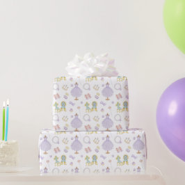 Princess Baby Showmuster Geschenkpapier