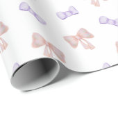 Princess Baby Showmuster Geschenkpapier (Rolleneckpunkt)