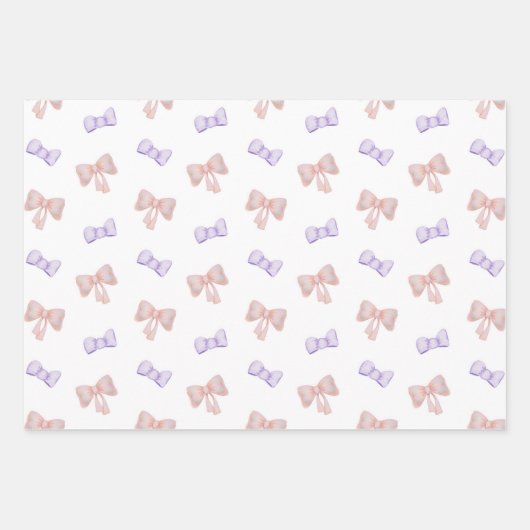 Princess Baby Showmuster Geschenkpapier Set (Vorderseite 2)