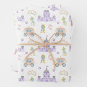 Princess Baby Showmuster Geschenkpapier Set (Beispiel)