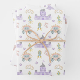 Princess Baby Showmuster Geschenkpapier Set