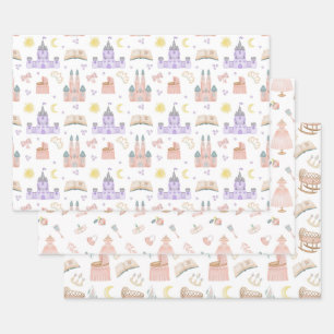 Princess Baby Showmuster Geschenkpapier Set