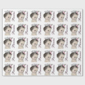 Princess Baby Showwpapier Geschenkpapier (Flach)