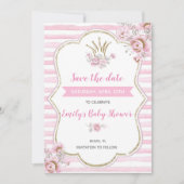 Princess Babydusche Save the Date (Vorderseite)