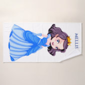 PRINCESS Badetuch, personalisierter Name. Badehandtuch (Badehandtuch)