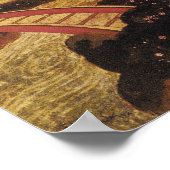 Princess Badoura von Edmund Dulac Poster (Ecke)